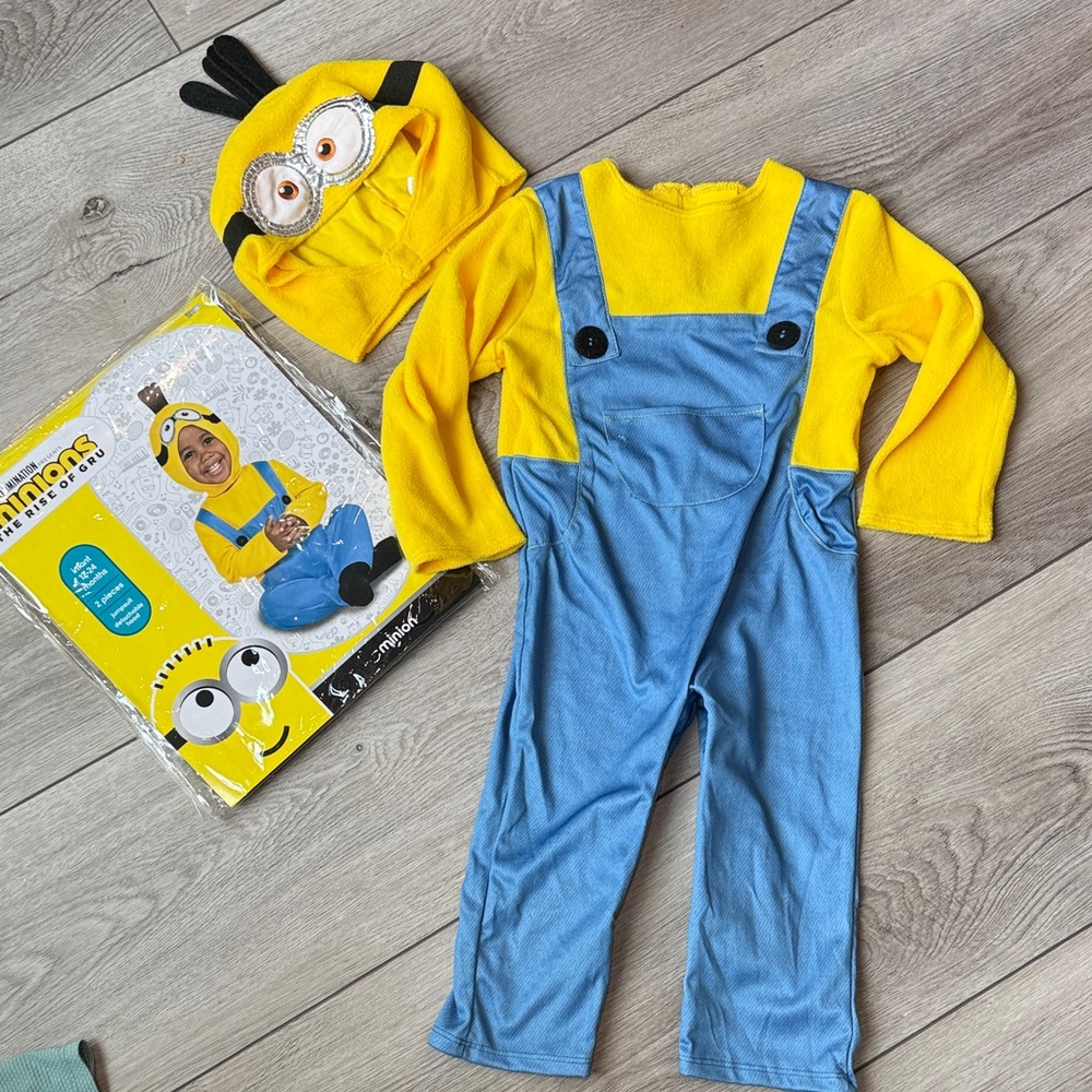 Yellow and Blue Minion Costume Set